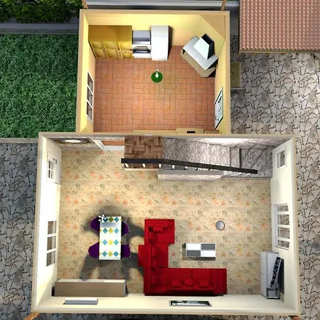 Vila Con Giardino Privato, Tre Camere, Due Bagni *